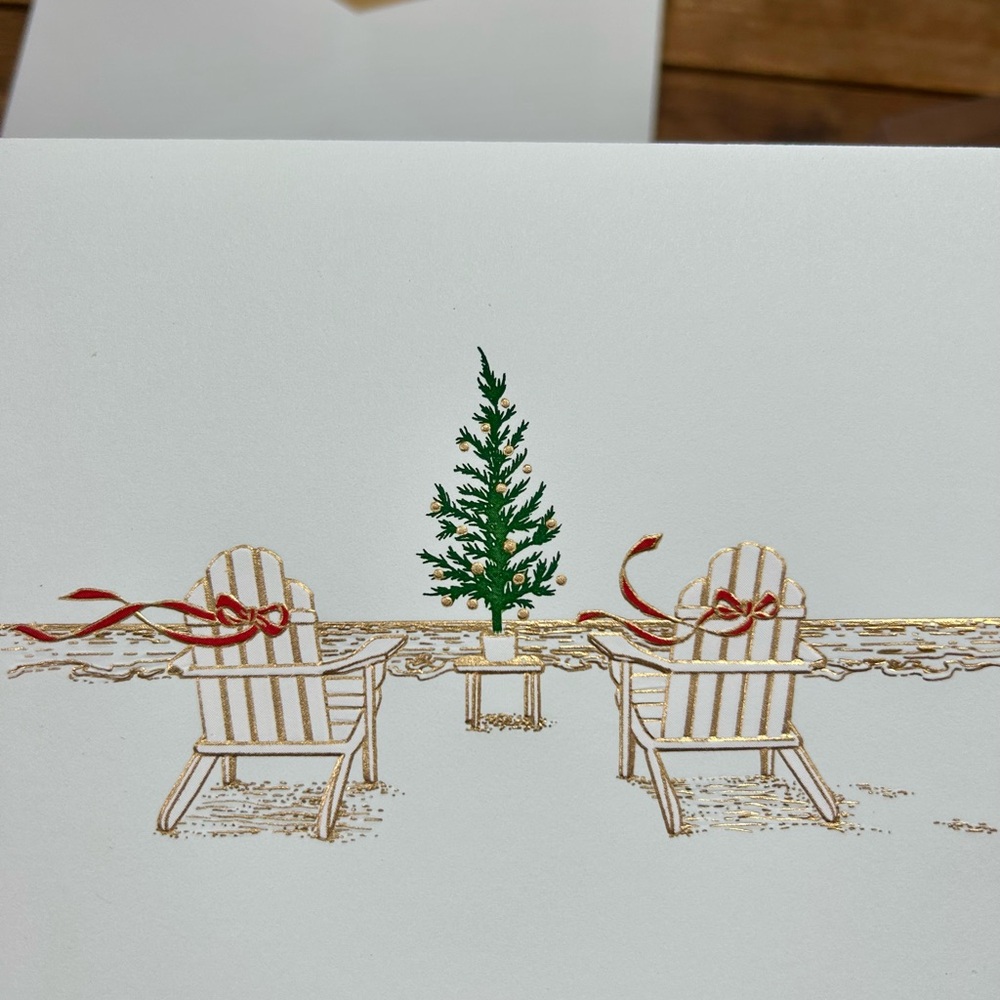 Crane Holiday Notecard Set. Two new boxes of hand engraved cards and envelopes. - Picture 6 of 6